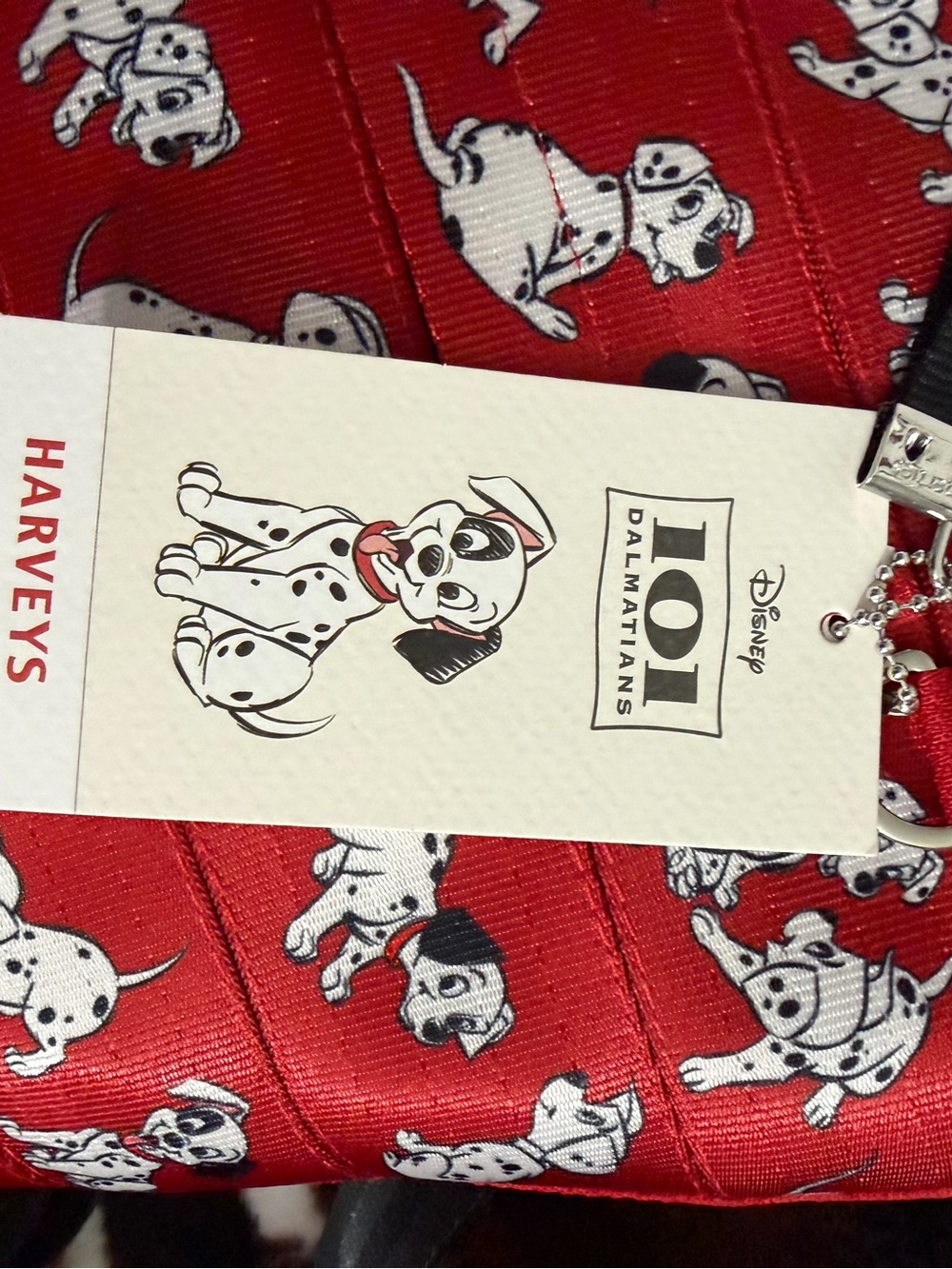 Harveys Red Dalmatian Print Crossbody Bag - Picture 2 of 6